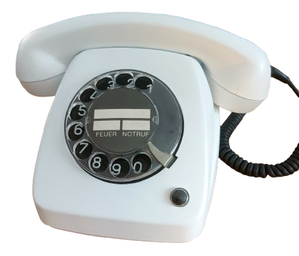telefon in weiss